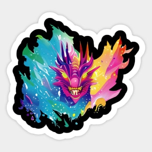 I Love Dragon Sticker